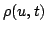 $\rho(u,t)$